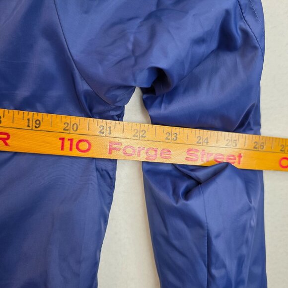 Brooklyn Cloth M USA Coach Jacket Medium Snap Button Lightweight Red Blue - Picture 8 of 9